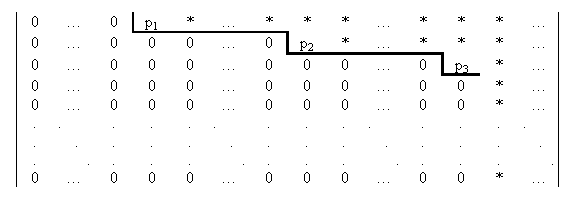 row-echelon form of a matrix