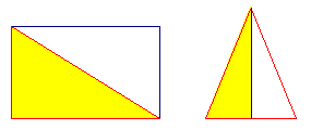 angoli di un rettangolo e di un triangolo