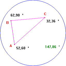 angoli interni in un triangolo