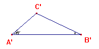 costruzione del triangolo:passo 2