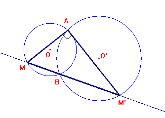 condizione di ortogonalità di due cerchi